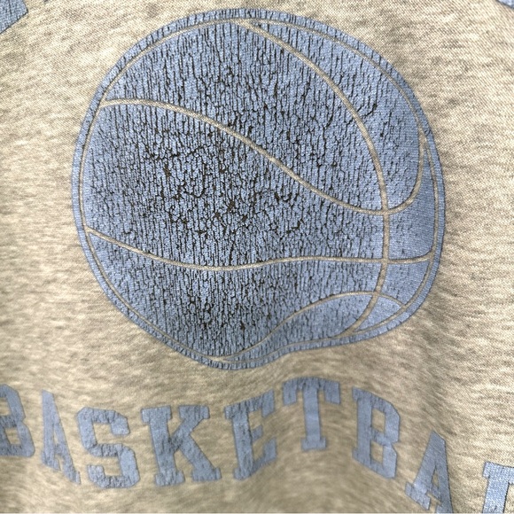 Nike Heathered Gray North Carolina Tar Heels Jordan Basketball Pullover Hoodie - Picture 4 of 9